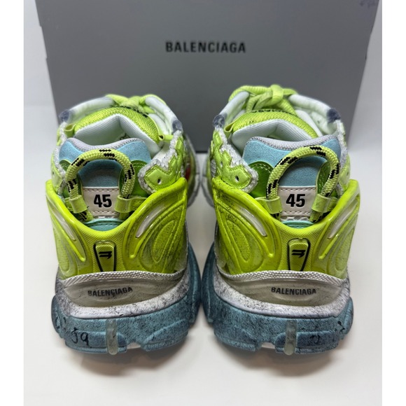 Balenciaga Marathon Runner Sneaker Yellow Unreleased Demna Size 12 US 45 EU - Picture 5 of 10